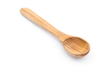 Wooden Spoon isolated on white background