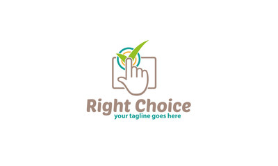 Right Choice Logo, Click Icon