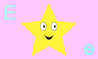 Illustration of the letter e