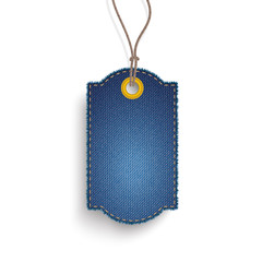 Classic Frayed Jeans Price Sticker