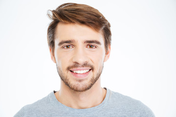 Fototapeta premium Smiling man looking at camera