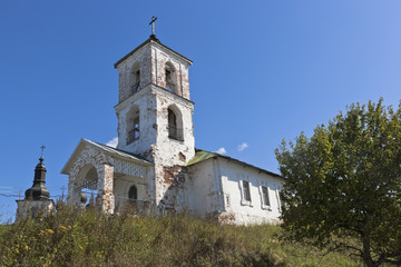 Введенская церковь в селе Горицы Вологодской области, Россия