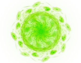 Abstract fractal wreckage, digital artwork for creative graphic design