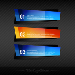 Business stickers on the gray background for infographics webdes