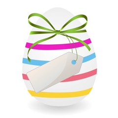 Osterei mit Anhänger 