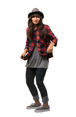 latin girl full body