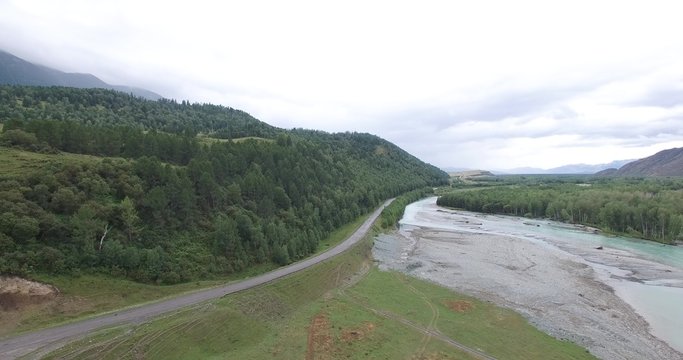 Bukhtarma River . Eastern Kazakhstan.