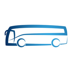 autobus logo wektor - obrazy, fototapety, plakaty