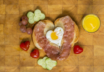 love eggs and bacon