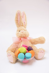 Macaroon butter cream stuffed rabbit.