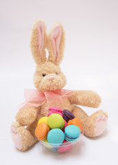 Macaroon butter cream stuffed rabbit.