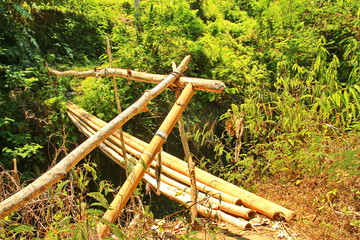 Bridge across the river, Bali, Indonesia