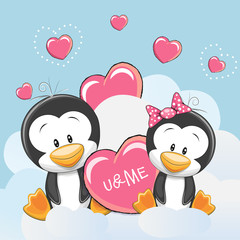 Two Cute Penguins