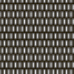 Rectangular metal scale pattern