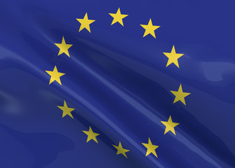 European Union Flag - 3D