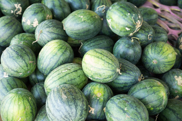 pile of watermelon fruit