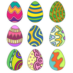 Colorful Easter Egg Collection
