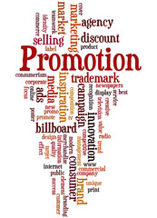 Promotion, word cloud concept 5