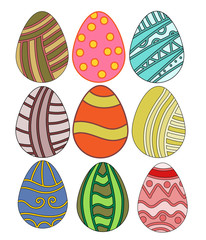 Colorful Easter Egg Collection