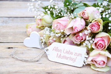 Grußkarte - Alles Liebe zum Muttertag! - 102835901