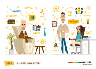 Business characters scene