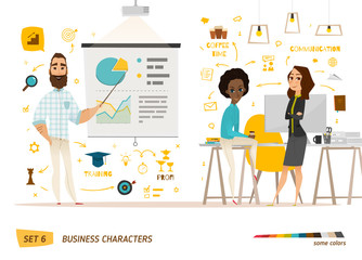Business characters scene
