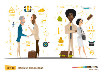 Business characters scene