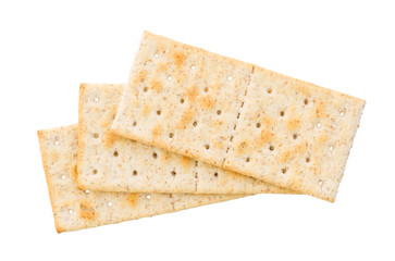 Small crackers isolated