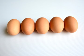 brown chicken eggs