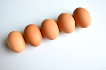 brown chicken eggs