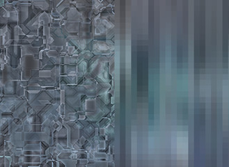 Set of abstract backgrounds blue