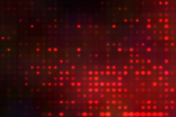 Image of defocused stadium lights..Abstract red background with