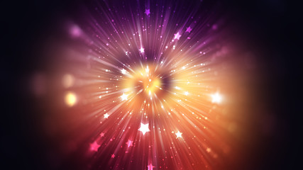 Fototapeta premium abstract orange background. explosion star.