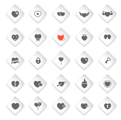 Heart simply icons