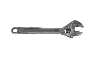 Old rusty wrench