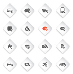Insurance simply icons