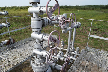 Equipment of an oil well