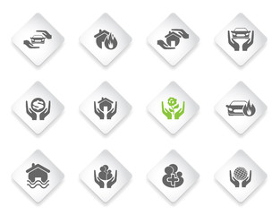 Insurance simply icons