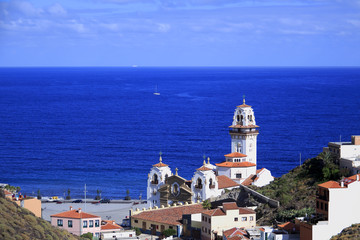 Candelaria church in Tenerife, Canary island, Spain.