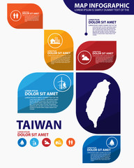 taiwan map infographic
