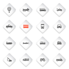 Transportation simply icons
