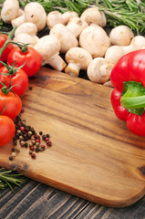 Ingredients for cooking healthy and delicious food