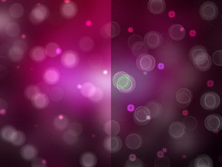 Bokeh light, shimmering blur spot lights on pink abstract backgr
