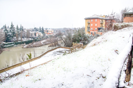 Reno River Bologna Casalecchio