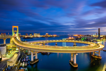 Panele Szklane  Tęczowy Most Tokio