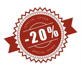 discount special offer stamp sticker selling