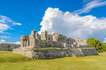 Mayan Ruins of Tulum. Tulum Archaeological Site. Mexico.