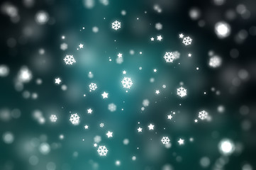 Christmas blue background. the winter background
