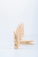 Row of Clothes Pins