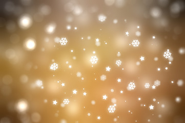 Obraz na płótnie Canvas Christmas gold background. The winter background